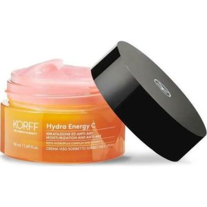 Korff Hydra Energy C Moisturizing and Ani-Age Sorbet Face Cream, Για κανονικές και μικτές επιδερμίδες, 50ml